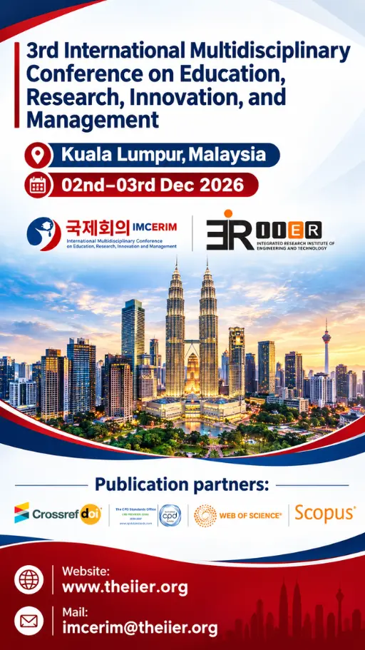 Multidisciplinary Conference on Education, Research, Innovation, and Management Conference in Kuala Lumpur, Malaysia